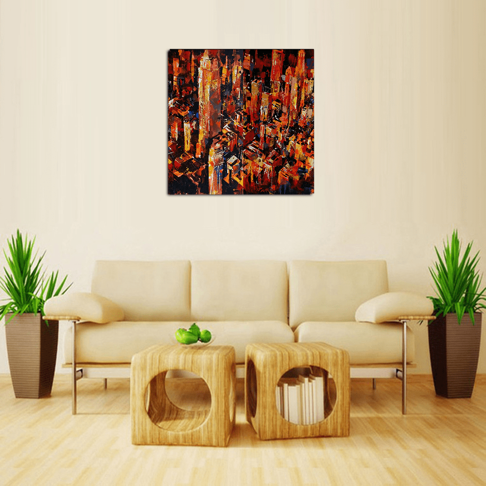New York in Orange - WallArtKenya- Art Kenya