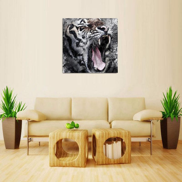 Crouching Tiger - Kenyan Art