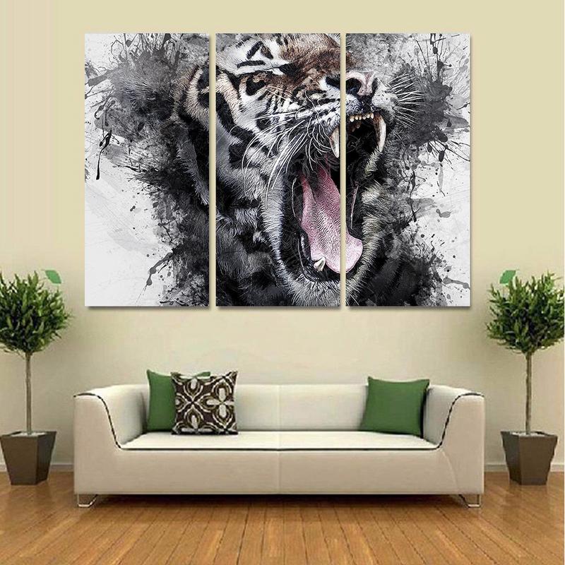 Crouching Tiger - Kenyan Art
