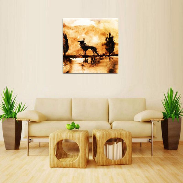 Crying Wolf - WallArtKenya- Art Kenya