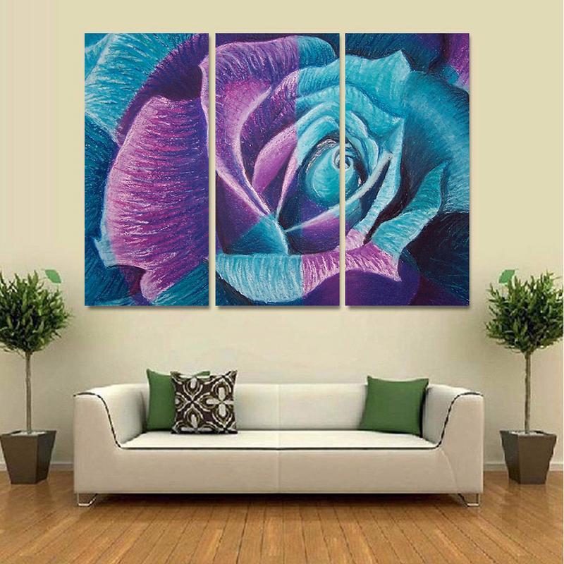 Cyan Blossom - WallArtKenya- Art Kenya
