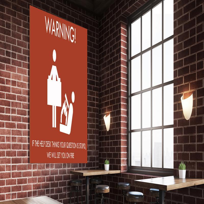 Funny-Help-Desk - WallArtKenya- Art Kenya