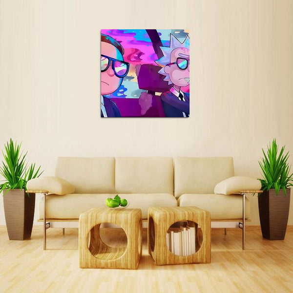 Rick Morty Retro - Kenyan Art