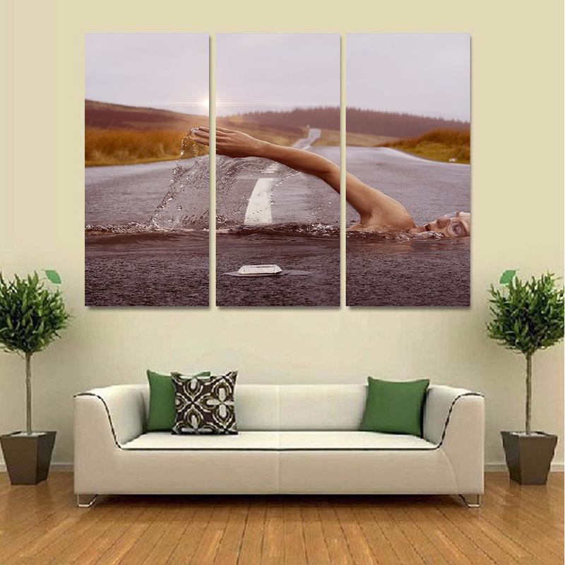 Road Swimmer - Kenyan Art
