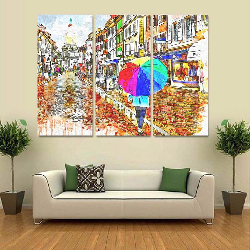 Wet Street - Kenyan Art