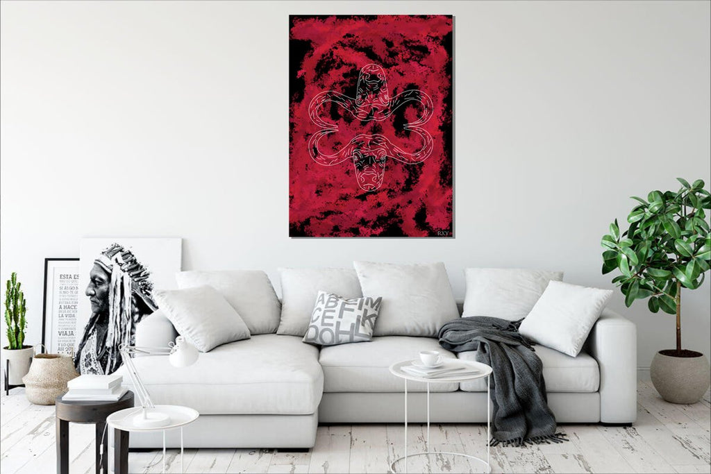 Digital Artist: Buffalo Huddle - WallArtKenya- Art Kenya