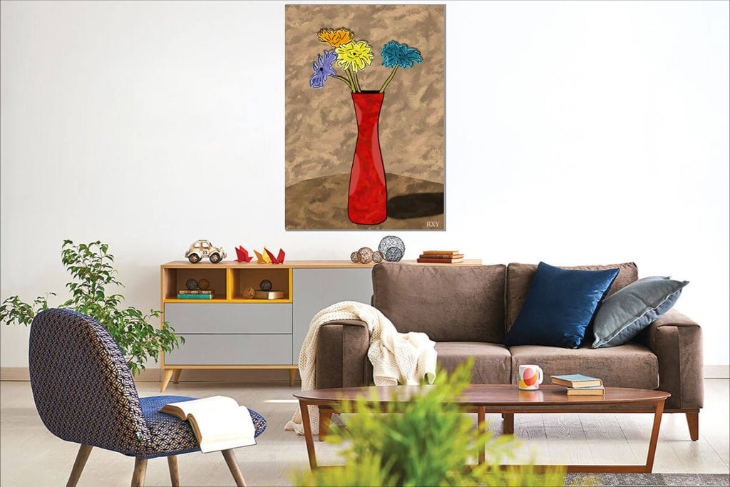 Digital Artist: Flower Pop - WallArtKenya- Art Kenya