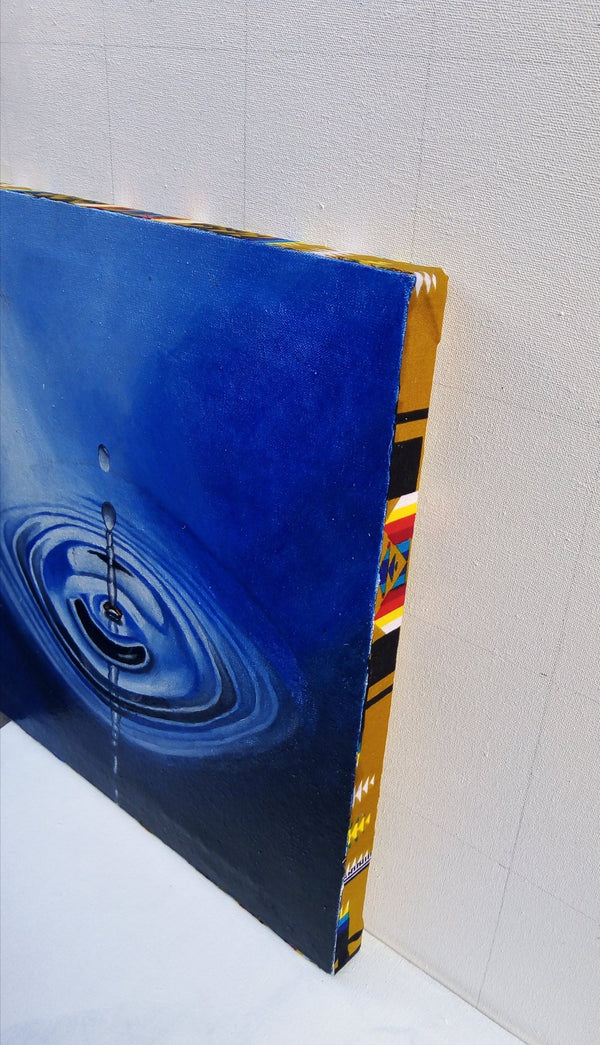 Hand Painted: Realism- Water Drop - WallArtKenya- Art Kenya